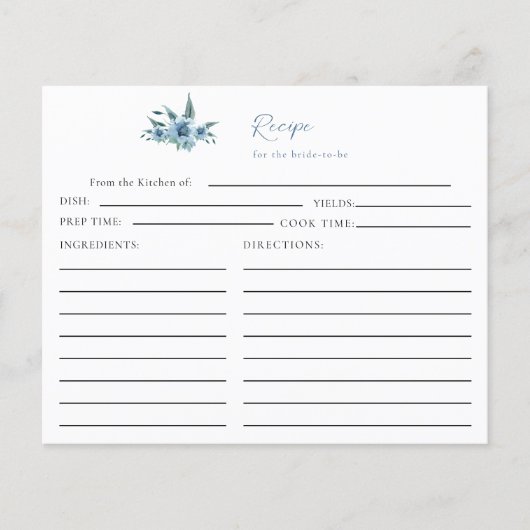 Irgendetwas Blaues Brautparty Rezept (Vorderseite)