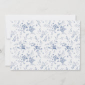 Irgendetwas Blaues Brautparty Rezept Einladung (Rückseite)