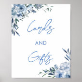 Irgendetwas Blue Brautparty Cards und Geschenke Un Poster (Vorne)