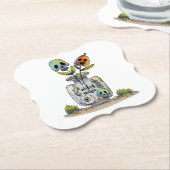 Irgendetwas, das Halloween-Party Paper Untersetzer (angewinkelt)