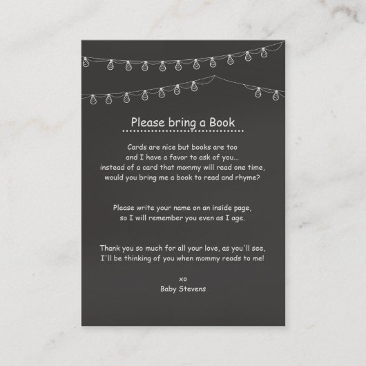 Irgendetwas ist das Brewing Book Request Cards Begleitkarte (Vorderseite)