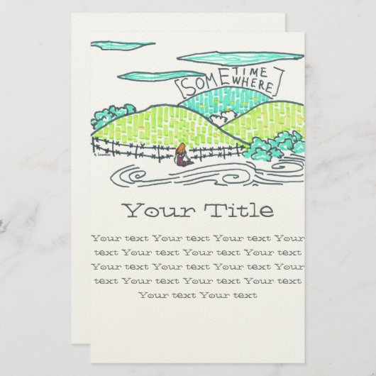 Irgendwann Briefpapier (Vorne/Hinten)