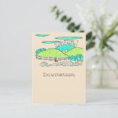 Irgendwann Einladungspostkarte (Stehend Vorderseite)