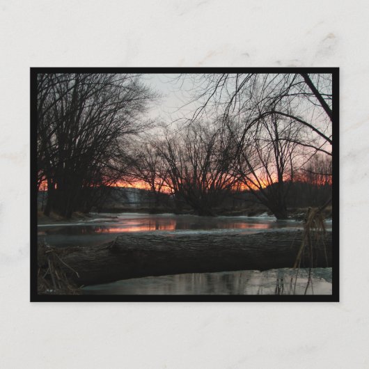 Irgendwann im Februar Postkarte (Vorderseite)