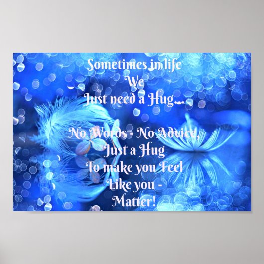 Irgendwann in unserem Leben brauchen wir nur eine  Poster (Vorne)