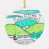 Irgendwann Keramik Ornament (Vorne)