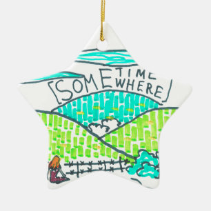 Irgendwann Keramik Ornament