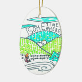 Irgendwann Keramik Ornament (Links)