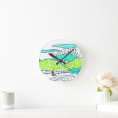 Irgendwann Runde Wanduhr (Zuhause)