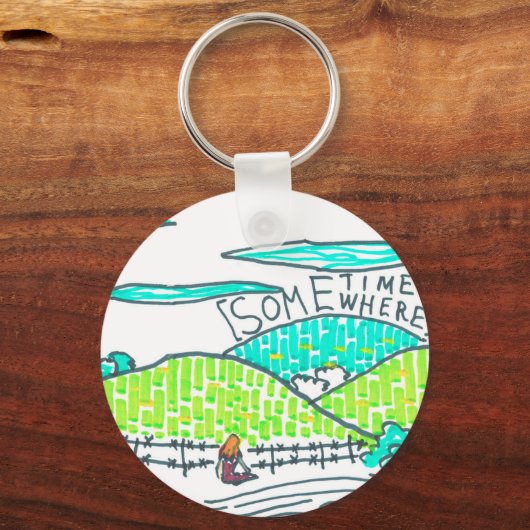 Irgendwann Schlüsselanhänger (Vorderseite)