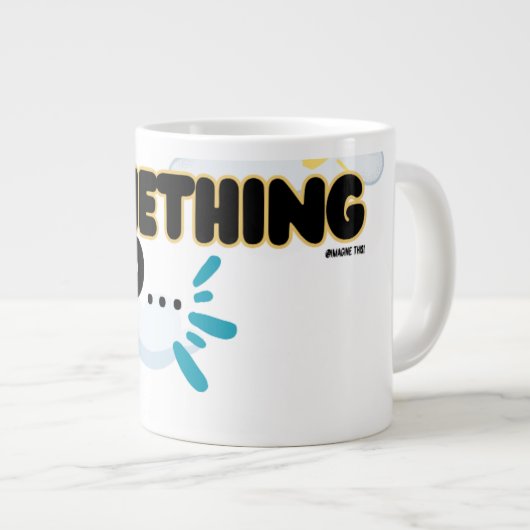 "Irgendwas Gesagtes" - Größerer Tag! Tasse (Vorderseite Rechts)