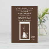 Irgendwas ist die Brauerei-Dusche-Einladung Einladung (Stehend Vorderseite)