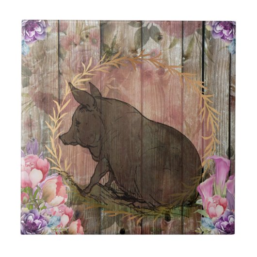 Irgendwas Pig Fliese (Vorderseite)