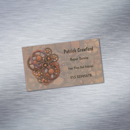 Irgendwelche Reparatur oder Technik-Service Magnetische Visitenkarte (Beispiel)