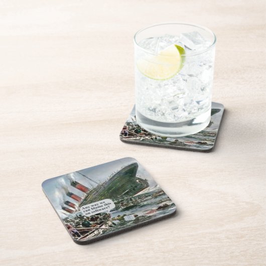 Irgendwie können wir das auf Software beschuldigen Getränkeuntersetzer (Rechte Seite)