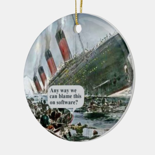 Irgendwie können wir das auf Software beschuldigen Keramik Ornament (Links)