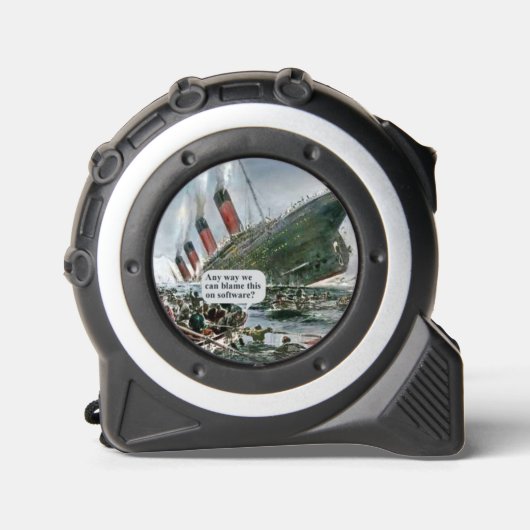 Irgendwie können wir das auf Software beschuldigen Maßband (Vorderseite)