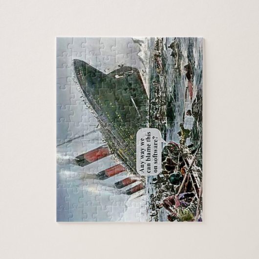 Irgendwie können wir das auf Software beschuldigen Puzzle (Vertikal)