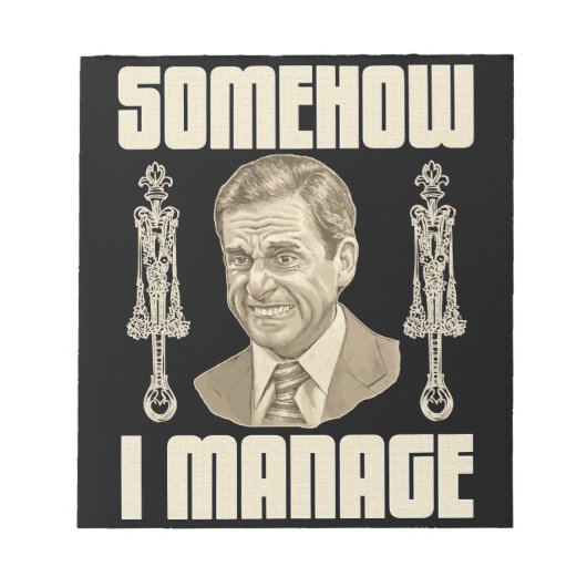 Irgendwie managte ich notizblock (Vorderseite)