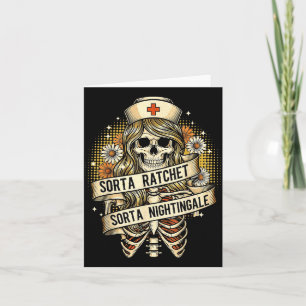 Irgendwie ratchet irgendwie Nachtigall Krankenschw Karte