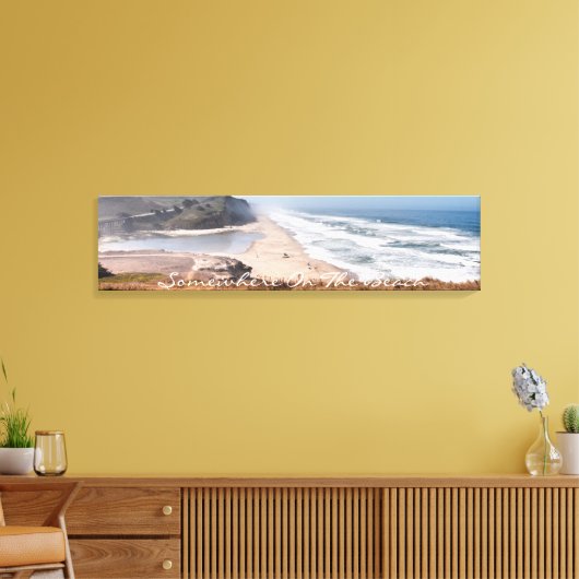 Irgendwo am Strand versteckte Leinwand Art (Insitu (Wohnzimmer))