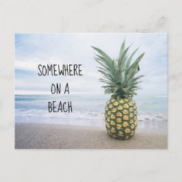 Irgendwo auf einer Strandpostkarte Postkarte