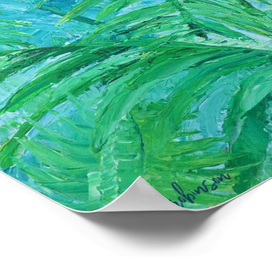 Irgendwo drucken poster (Ecke)