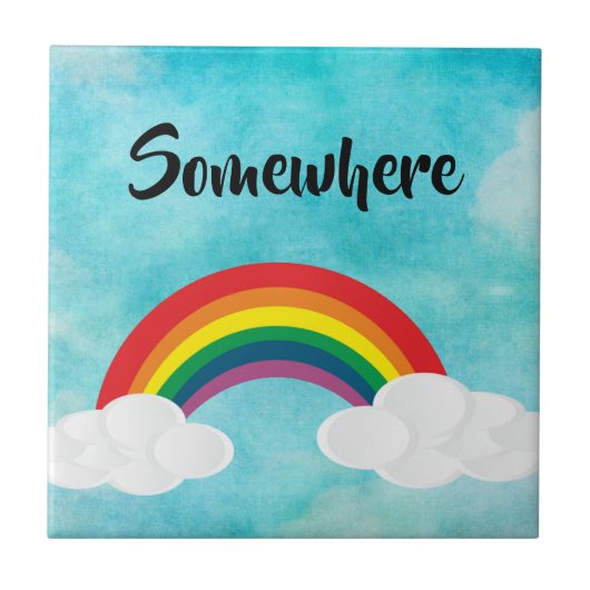 Irgendwo Fliese (Vorderseite)