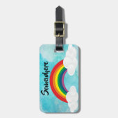 Irgendwo Gepäckanhänger (Vorderseite vertikal)