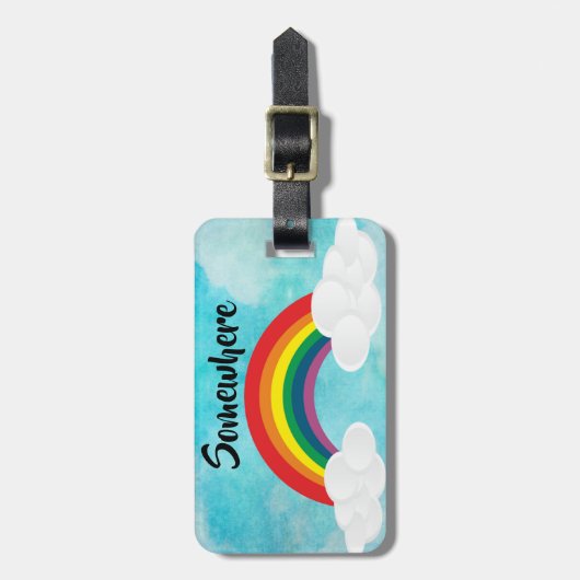 Irgendwo Gepäckanhänger (Vorderseite vertikal)