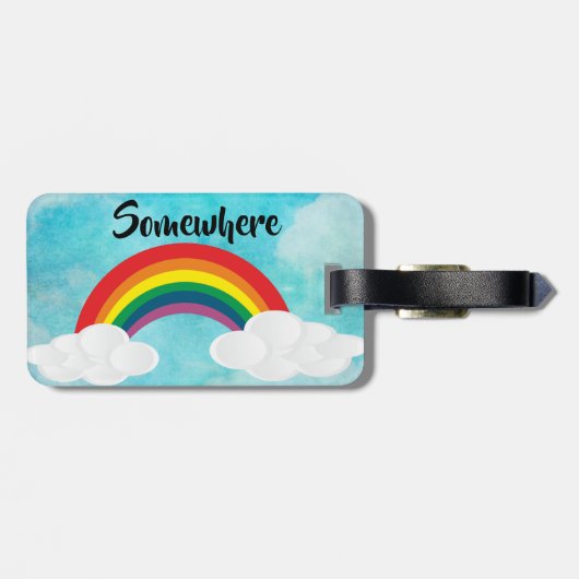 Irgendwo Gepäckanhänger (Rückseite horizontal)