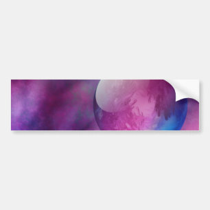 Irgendwo im Outer Space Autoaufkleber