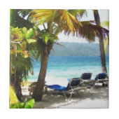 Irgendwo im Paradies Fliese (Vorderseite)