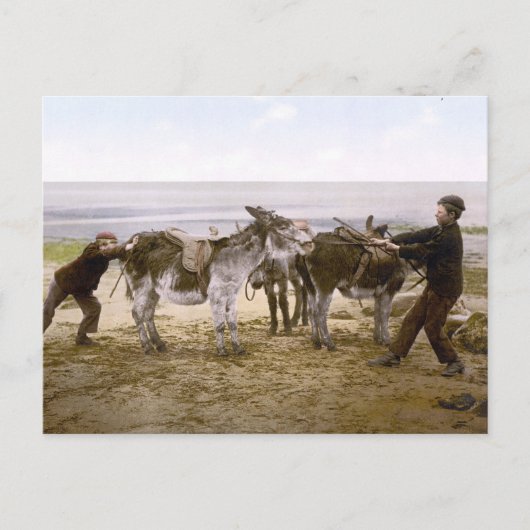 Irgendwo im Viktorianischen England (um 1900) Postkarte (Vorderseite)