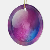 Irgendwo im Weltraum Keramik Ornament (Links)