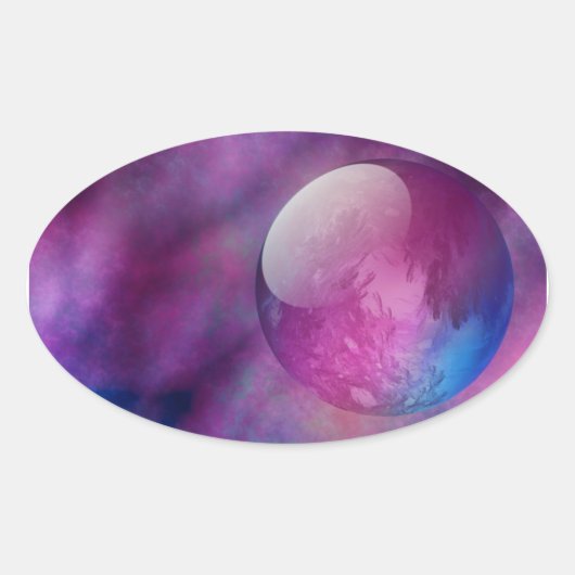 Irgendwo in den Outer Space Stickers (Vorderseite)
