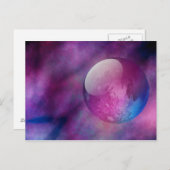 Irgendwo in der Outer Space Postcard Postkarte (Vorne/Hinten)