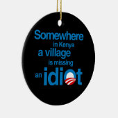 Irgendwo in Kenia, ist ein Dorf ein Idiot vermisst Keramikornament (Rechts)