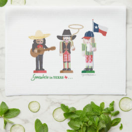 "Irgendwo in Texas", Texas Nutcrackers Geschirrtuch