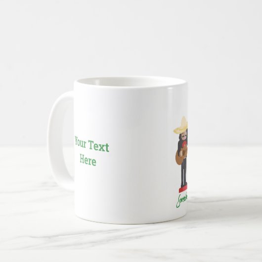 "Irgendwo in Texas", Texas Nutcrackers Kaffeetasse (Vorderseite Links)