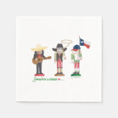"Irgendwo in Texas", Texas Nutcrackers Serviette (Vorderseite)