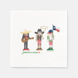 "Irgendwo in Texas", Texas Nutcrackers Serviette