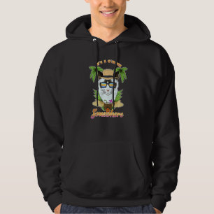 Irgendwo ist es 5 Uhr, Trinkende Ragdoll-Katze Hoodie