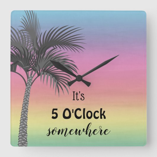 Irgendwo ist es 5 Uhr | Tropenkanal (Vorderseite)