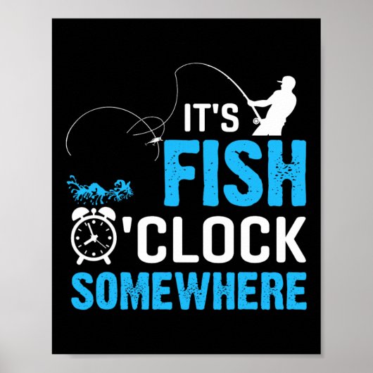 Irgendwo ist Fisch-Zeit Poster (Vorne)
