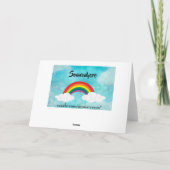 Irgendwo Karte (Rückseite)