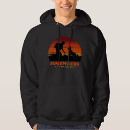 Irgendwo mit meinen Malinois Mens draußen Hoodie