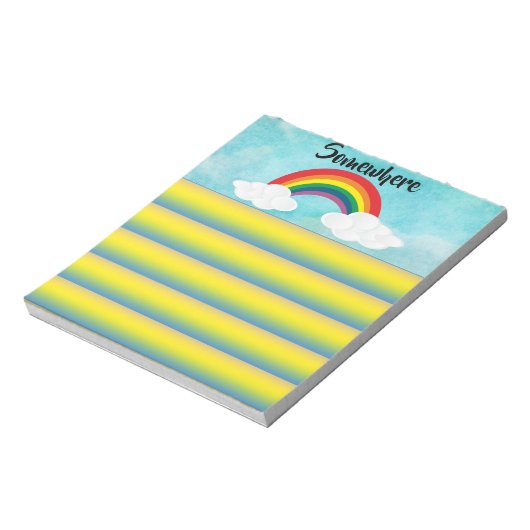 Irgendwo Notizblock (Rotiert)