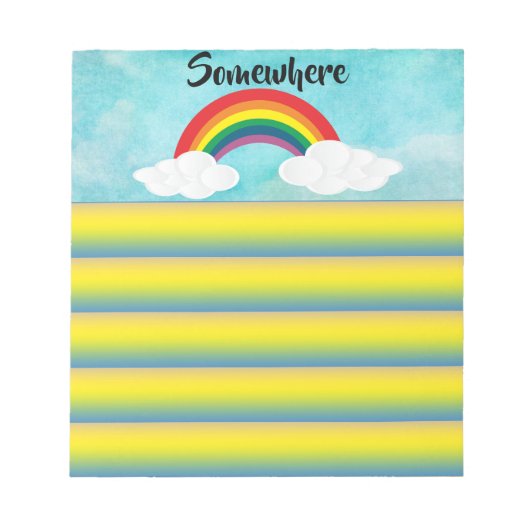 Irgendwo Notizblock (Vorderseite)