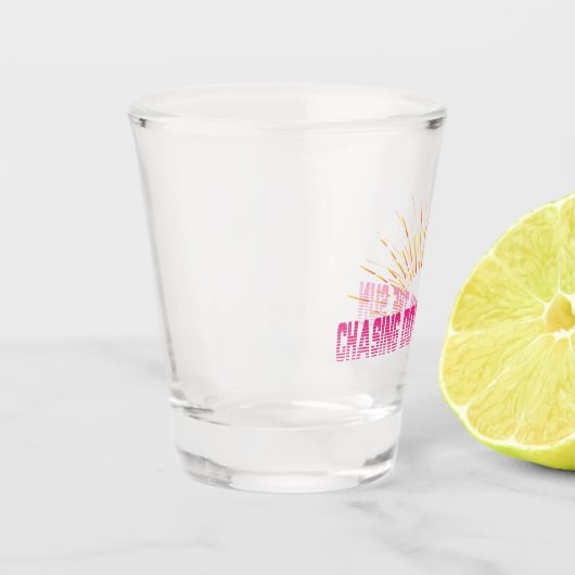 IRGENDWO OUTHERE - LOGO DER SCHNAPSGLAS-w/CDTS Schnapsglas (Links)